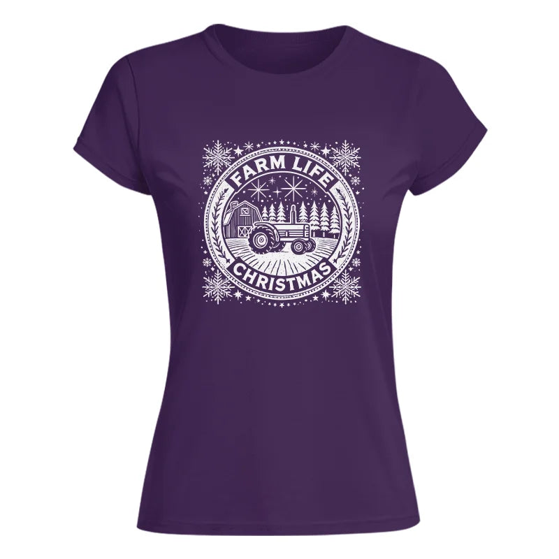 Farm Life Christmas 2 - Women's Softstyle Tee