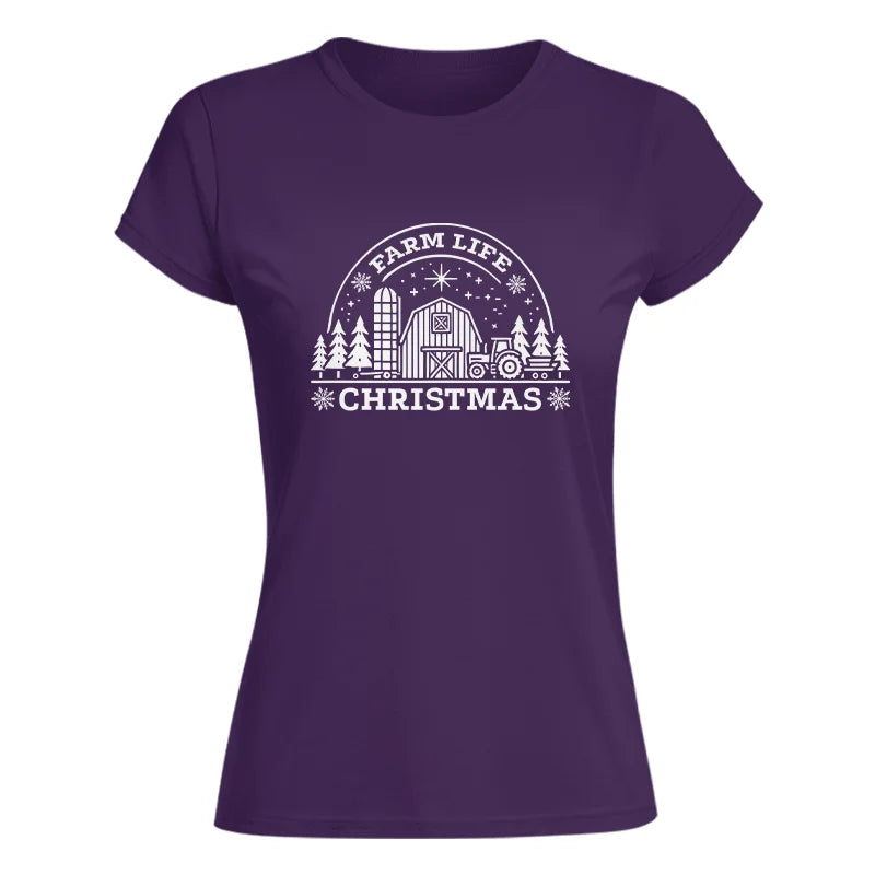 Farm Life Christmas 4 - Women's Softstyle Tee