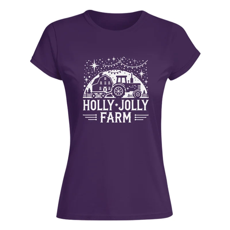 Holly Jolly Farm 2 - Women's Softstyle Tee