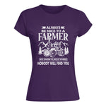 Nice Farmer Funny Tractor Rancher Farming - Women's Softstyle Tee