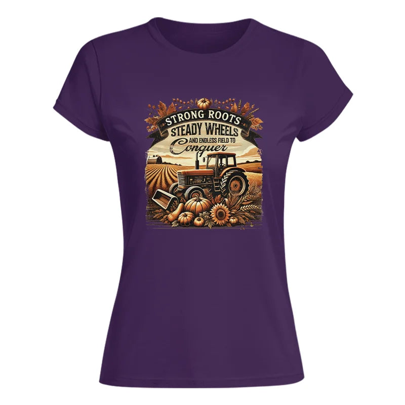 Thanksgiving Farmer Endless Fields To Conquer 2 - Women's Softstyle Tee