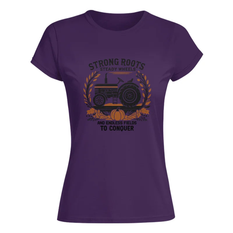 Thanksgiving Farmer Endless Fields To Conquer 3 - Women's Softstyle Tee