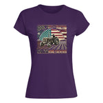 Veteran Farmer Honor Duty And A Tractor 1 - Women's Softstyle Tee