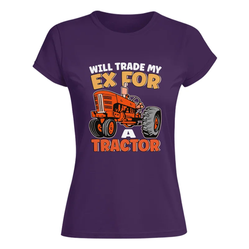 Will Trade My Ex For Tractor - Women's Softstyle Tee