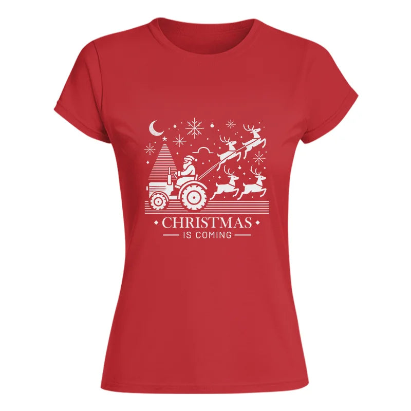 Image of Christmas Is Coming 3 - Women's Softstyle Tee