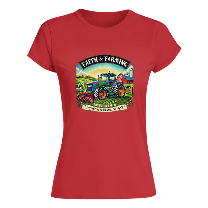 Image of Faith And Farming 2 - Women's Softstyle Tee