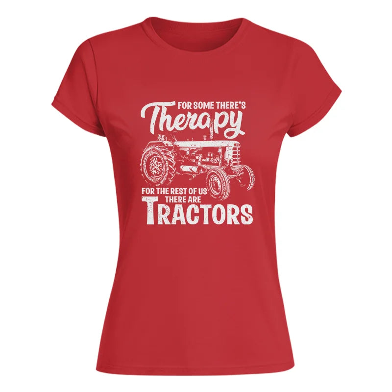 Funny Farmer Therapy Vintage Tractor Lover - Women's Softstyle Tee