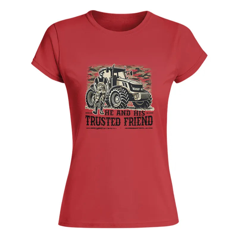 He and His Trusted Friend - Women's Softstyle Tee