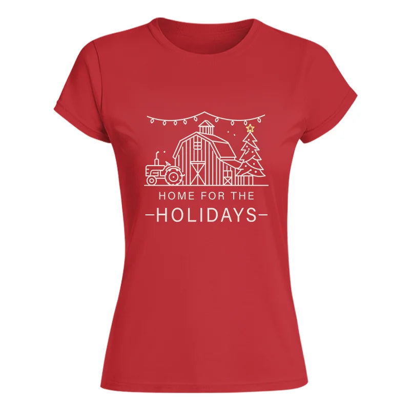 Image of Home For The Holidays - Women's Softstyle Tee