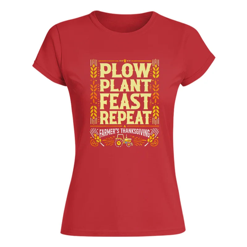 Plow Plant Feast Repeat - Women's Softstyle Tee