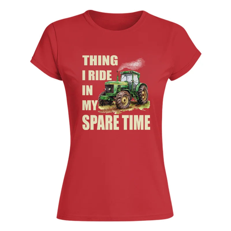 Things I Ride In My Spare Time 1 - Women's Softstyle Tee