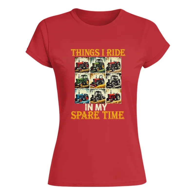 Image of Things I Ride In My Spare Time 2 - Women's Softstyle Tee