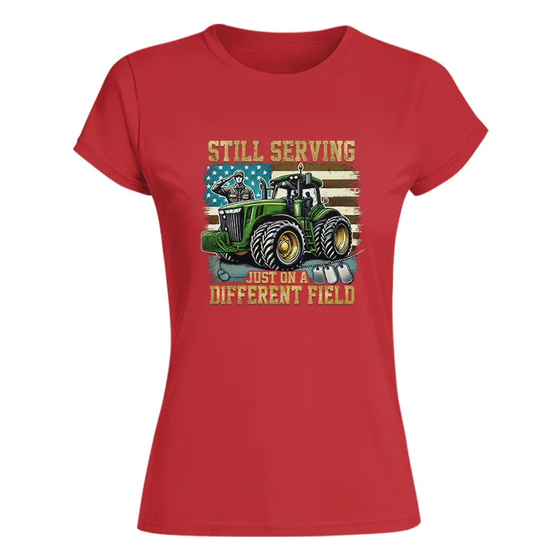 Image of Veteran Farmer Still Serving 3 - Women's Softstyle Tee