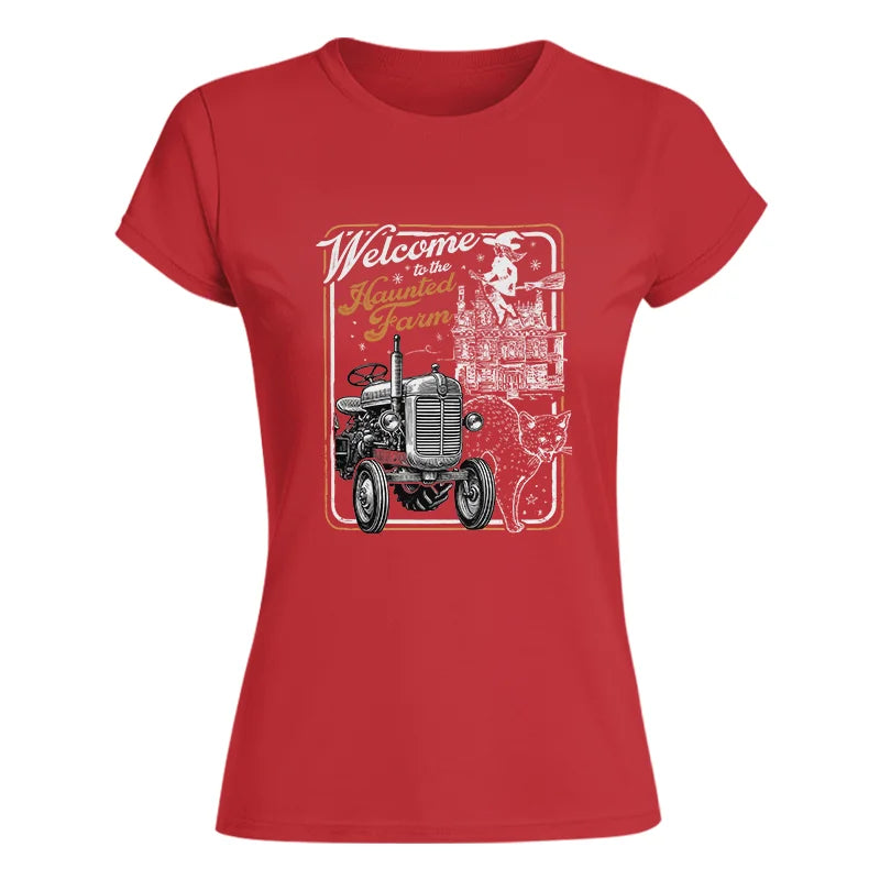 Image of Welcome To The Haunted Farm 2 - Women's Softstyle Tee