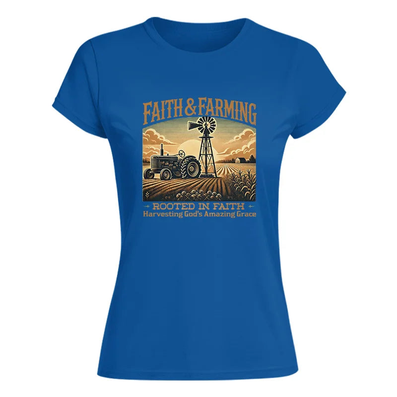 Faith And Farming 3 - Women's Softstyle Tee