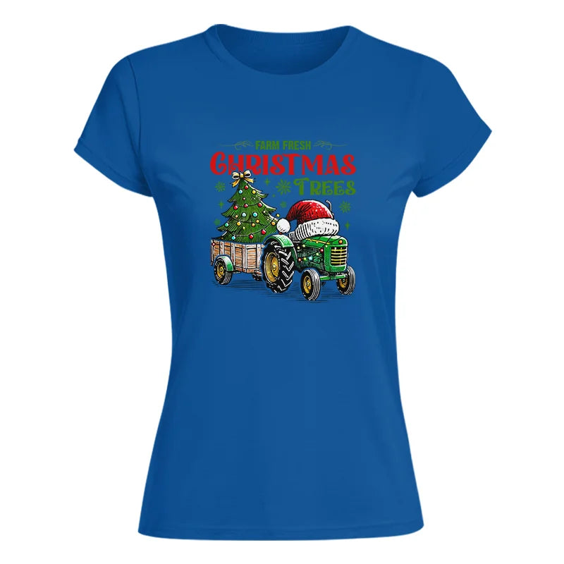 Farm Fresh Christmas Trees - Women's Softstyle Tee