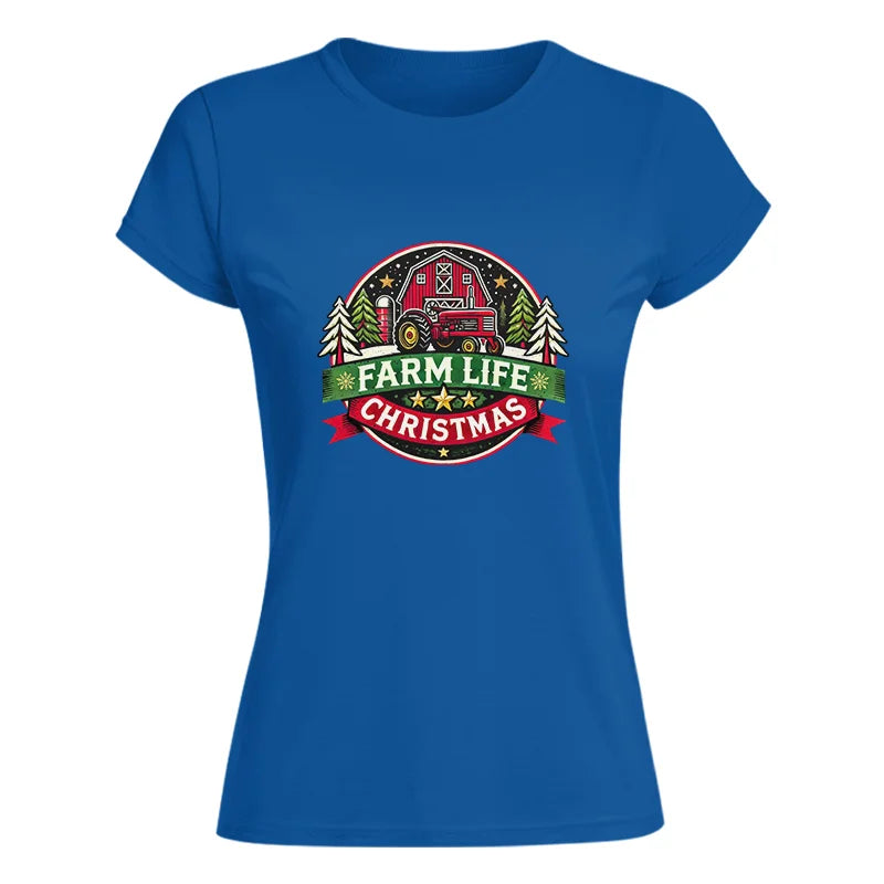 Farm Life Christmas 3 - Women's Softstyle Tee