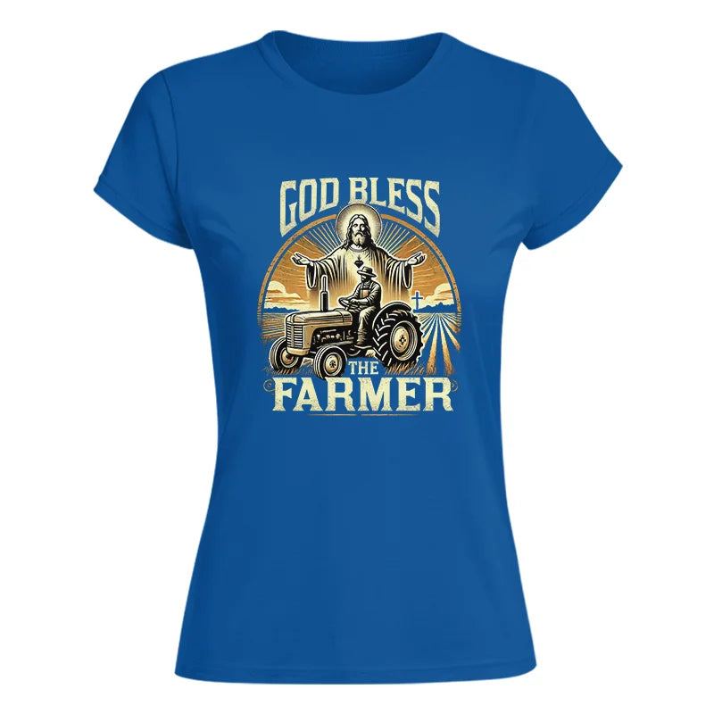 Image of God Bless The Farmer 1 - Women's Softstyle Tee