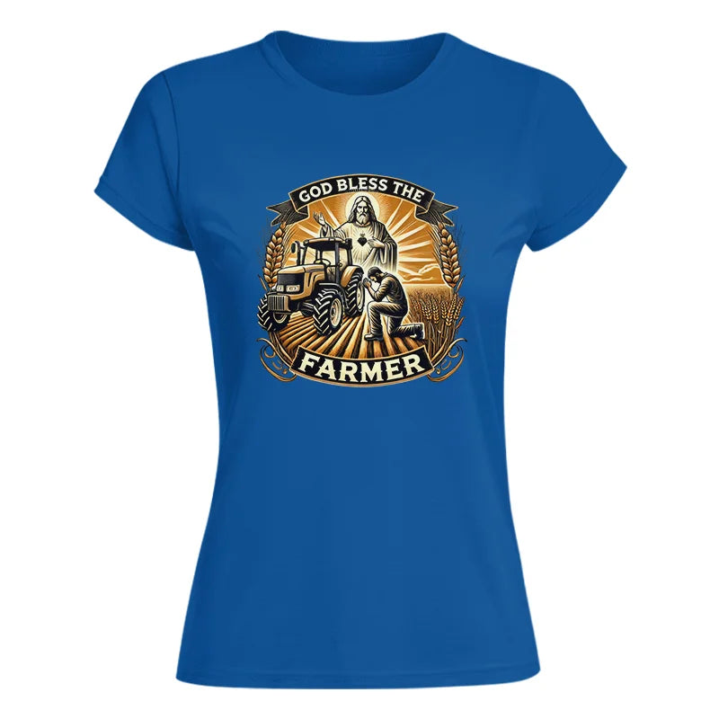 Image of God Bless The Farmer 2 - Women's Softstyle Tee