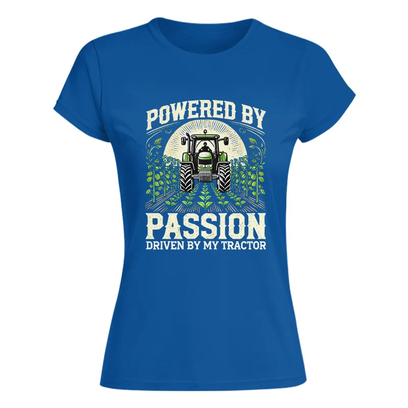 Image of Powered By Passion Driven By My Tractor 3 - Women's Softstyle Tee