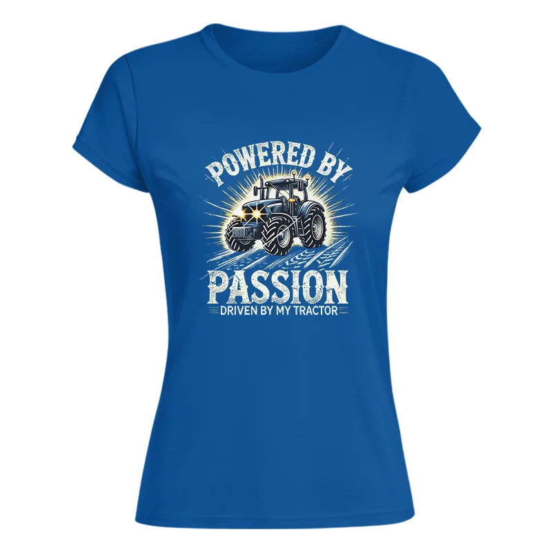 Image of Powered By Passion Driven By My Tractor - Women's Softstyle Tee