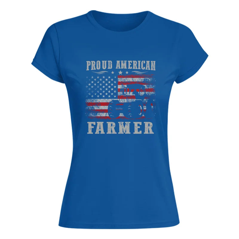 Proud American Farmer - Women's Softstyle Tee