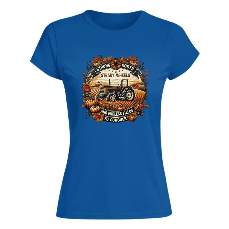 Image of Thanksgiving Farmer Endless Fields To Conquer 1 - Women's Softstyle Tee