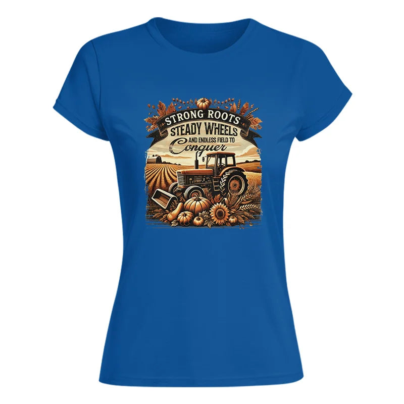 Thanksgiving Farmer Endless Fields To Conquer 2 - Women's Softstyle Tee