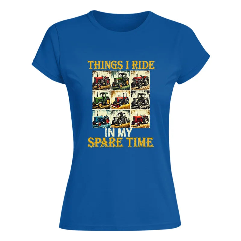 Things I Ride In My Spare Time 2 - Women's Softstyle Tee