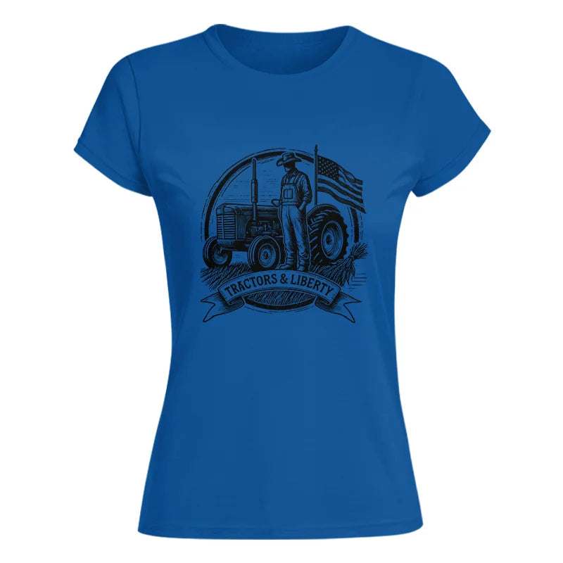 Image of Tractors And Liberty - Women's Softstyle Tee