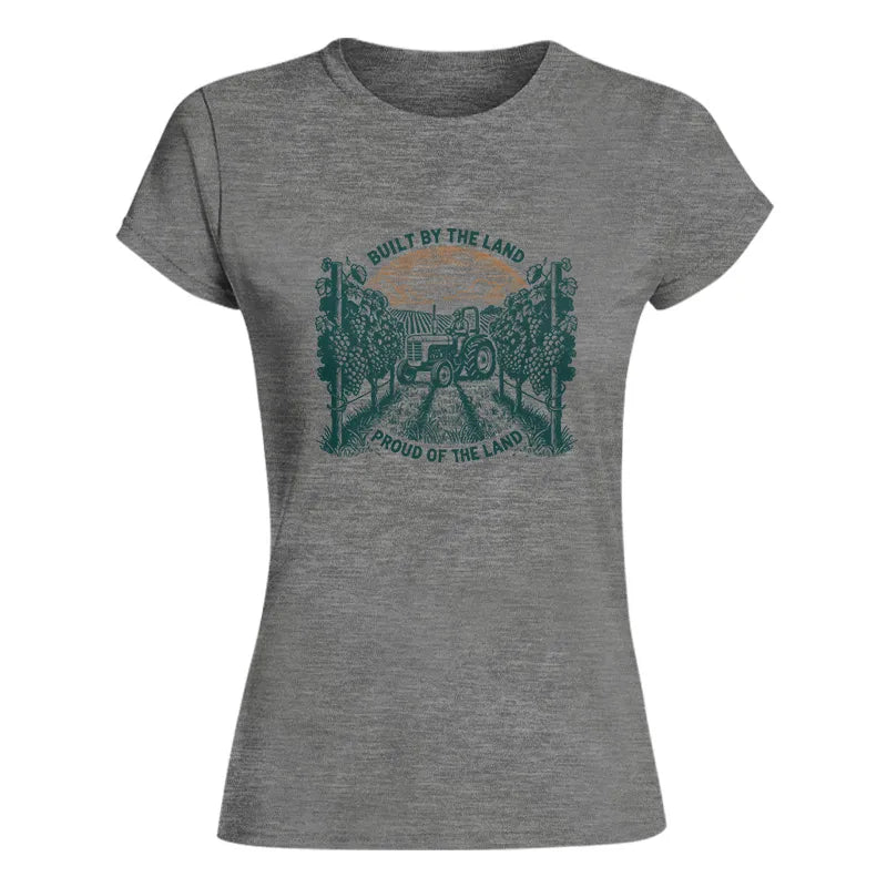 Image of Built By Land_Proud Land Grape Garden 2 - Women's Softstyle Tee