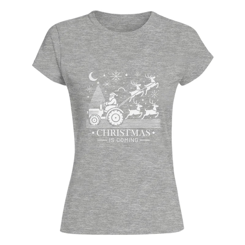 Image of Christmas Is Coming 3 - Women's Softstyle Tee