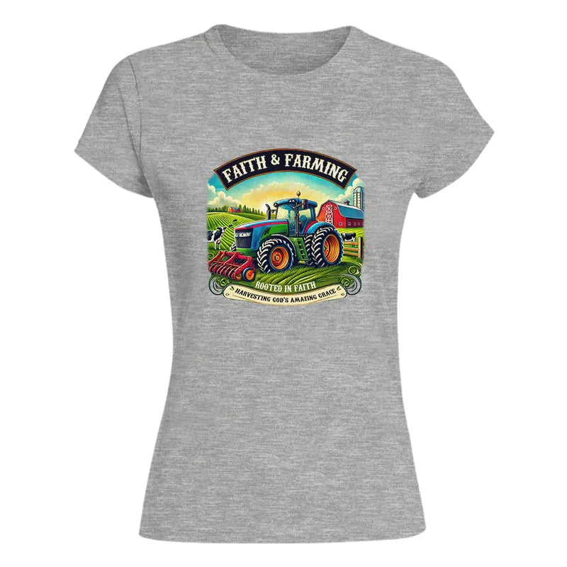 Image of Faith And Farming 2 - Women's Softstyle Tee