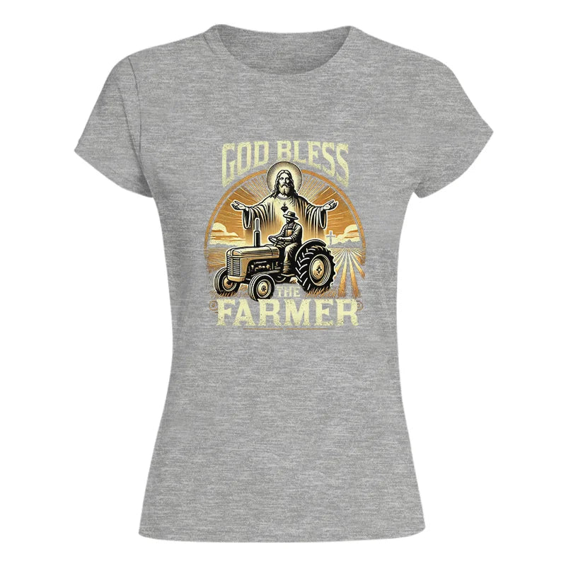 God Bless The Farmer 1 - Women's Softstyle Tee