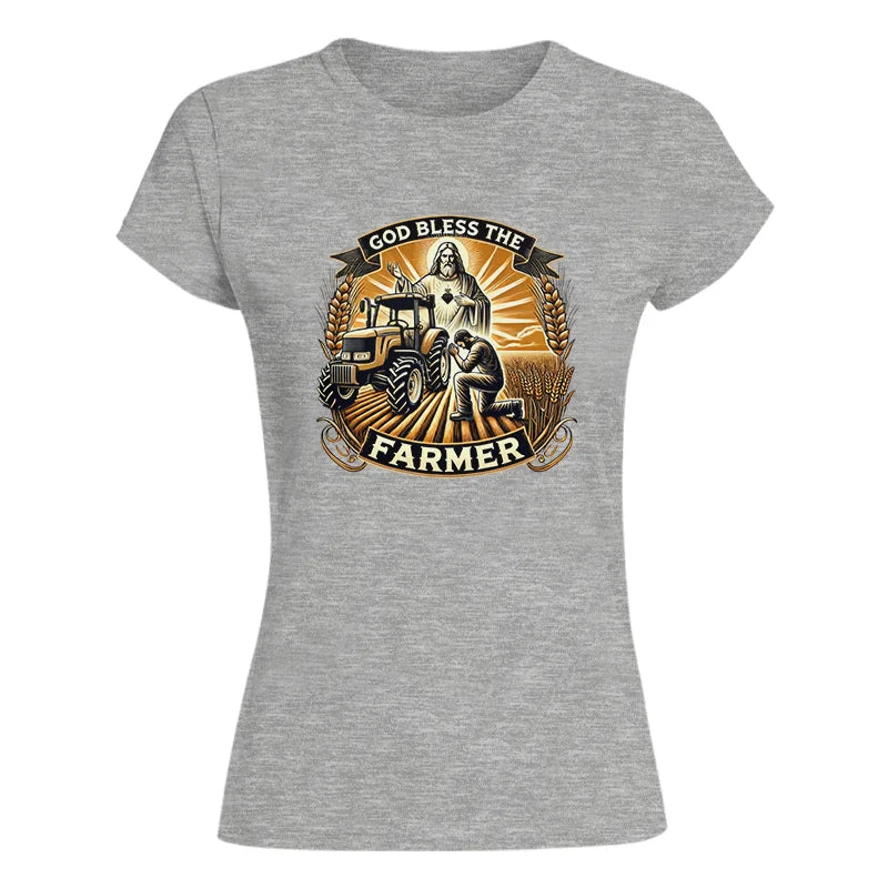 God Bless The Farmer 2 - Women's Softstyle Tee