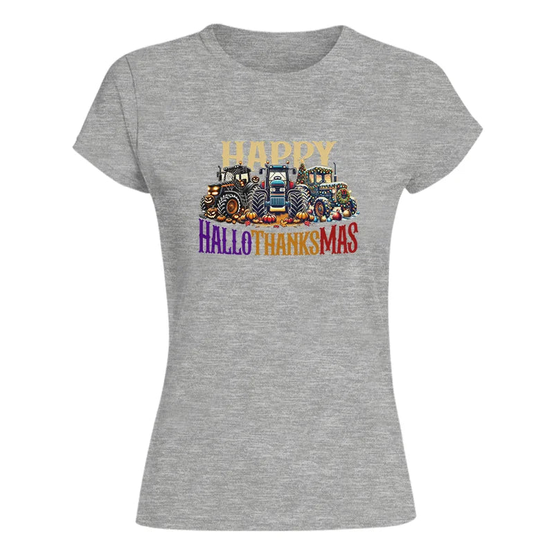 Happy HalloThanksMas - Women's Softstyle Tee