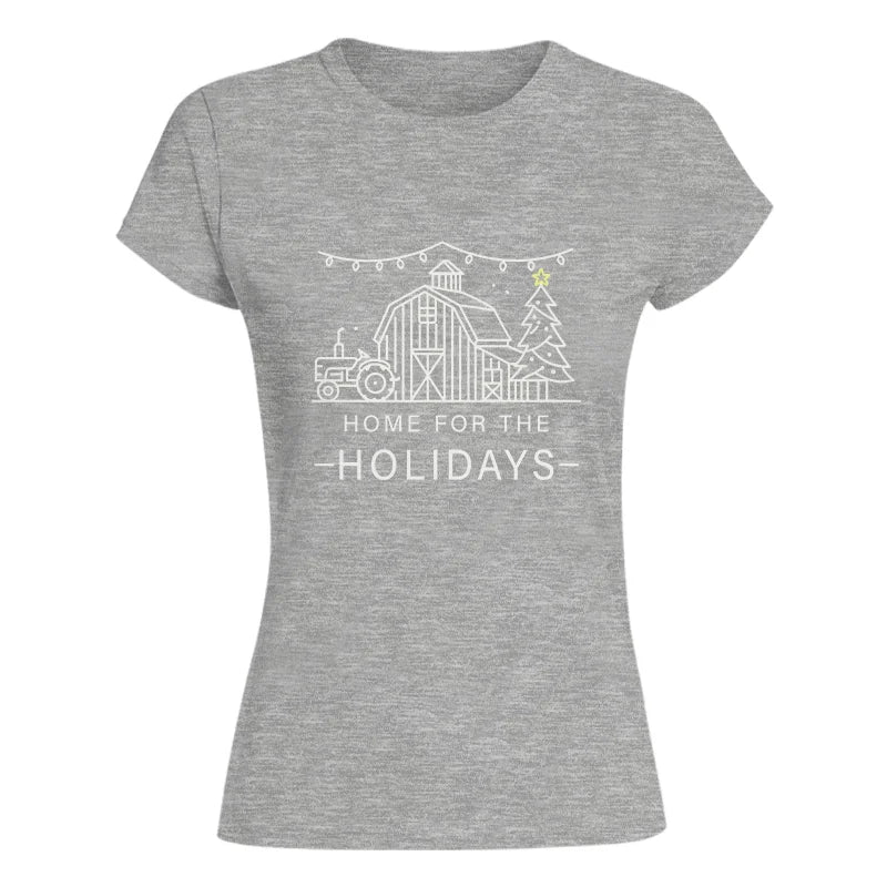 Image of Home For The Holidays - Women's Softstyle Tee