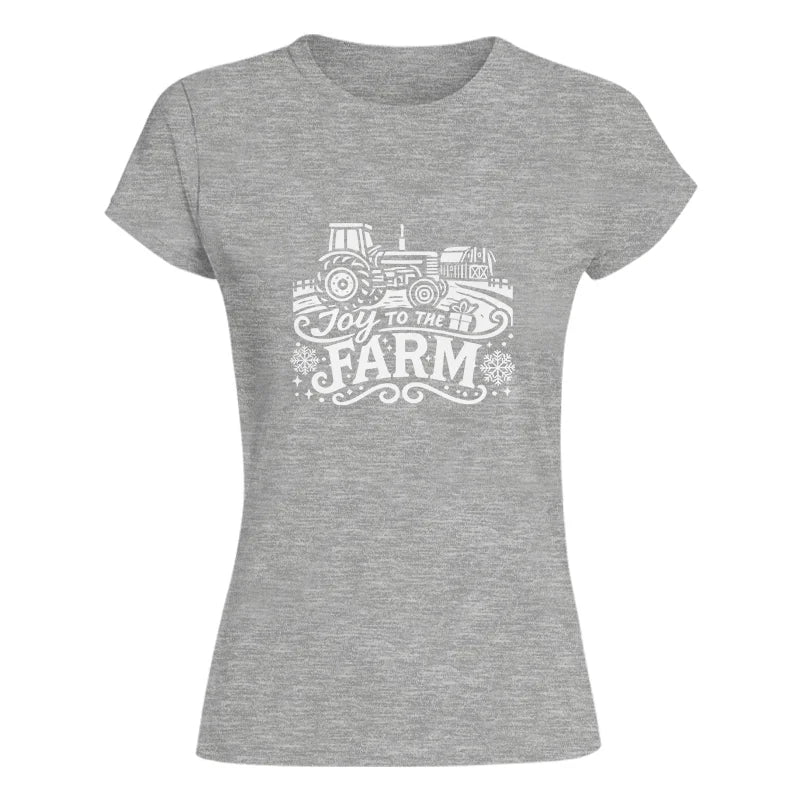 Joy To The Farm 1 - Women's Softstyle Tee