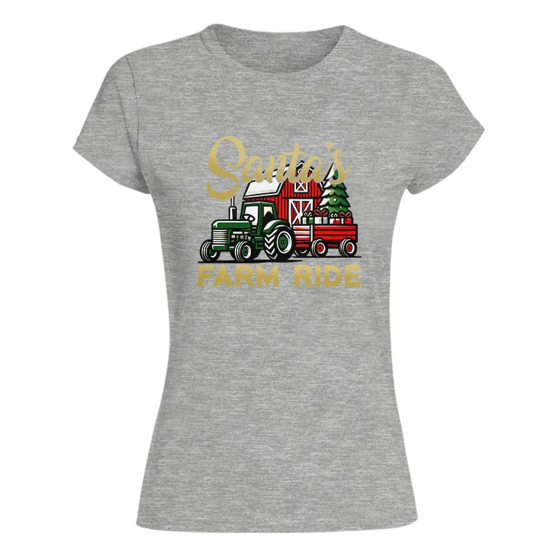 Santa's Farm Ride 2 - Women's Softstyle Tee