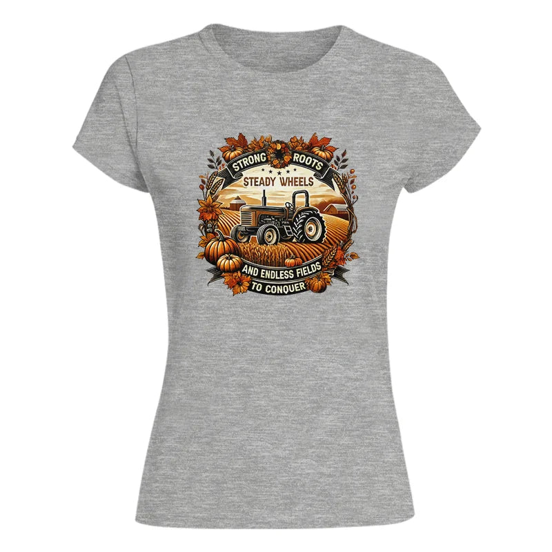 Image of Thanksgiving Farmer Endless Fields To Conquer 1 - Women's Softstyle Tee