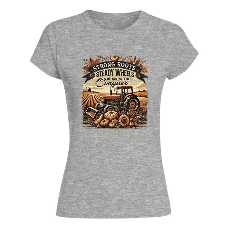 Image of Thanksgiving Farmer Endless Fields To Conquer 2 - Women's Softstyle Tee