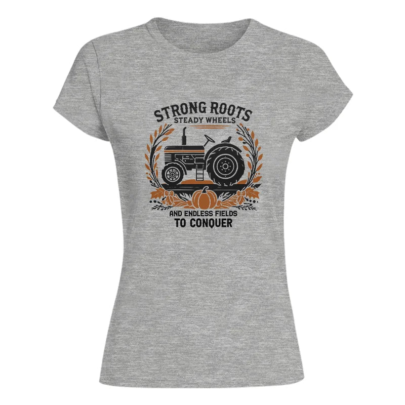 Thanksgiving Farmer Endless Fields To Conquer 3 - Women's Softstyle Tee