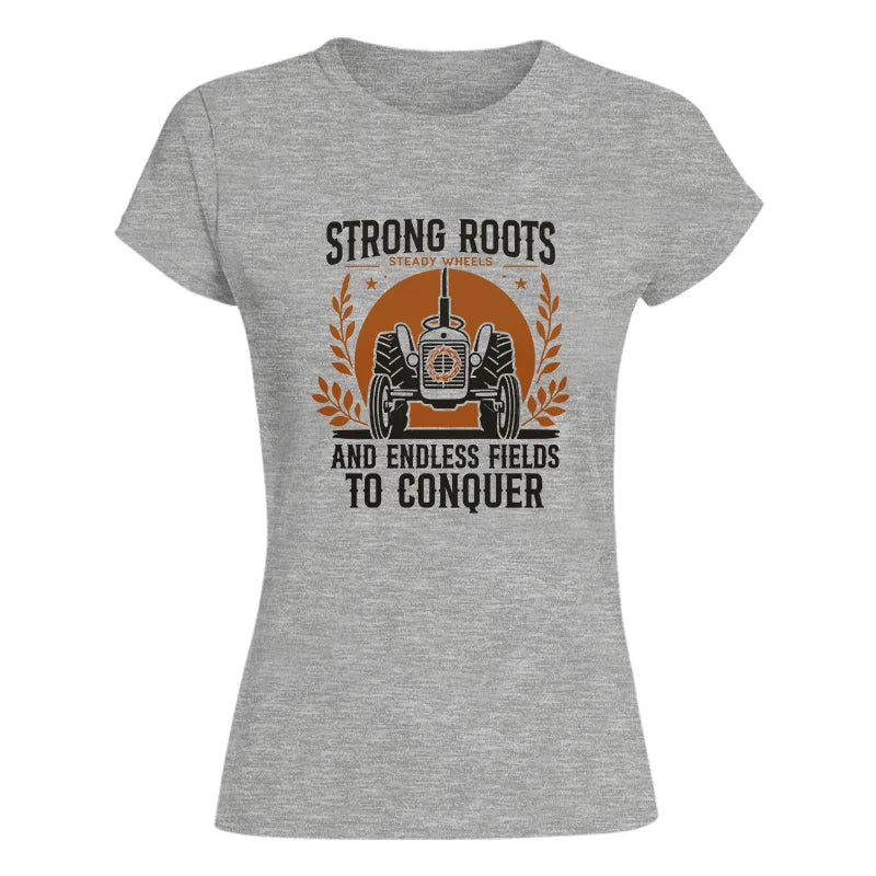 Thanksgiving Farmer Endless Fields To Conquer 4 - Women's Softstyle Tee