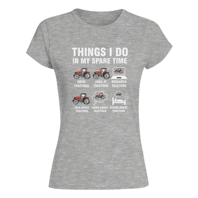 Image of Things I Do In My Spare Time - Women's Softstyle Tee