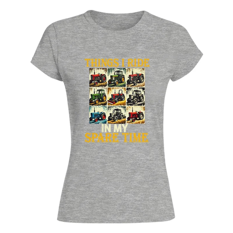 Things I Ride In My Spare Time 2 - Women's Softstyle Tee