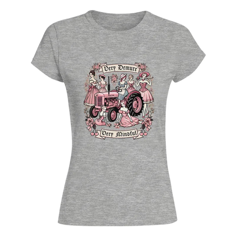 Very Demure Very Mindful Tractor - Women's Softstyle Tee