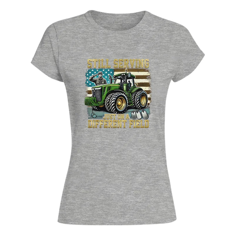 Image of Veteran Farmer Still Serving 3 - Women's Softstyle Tee