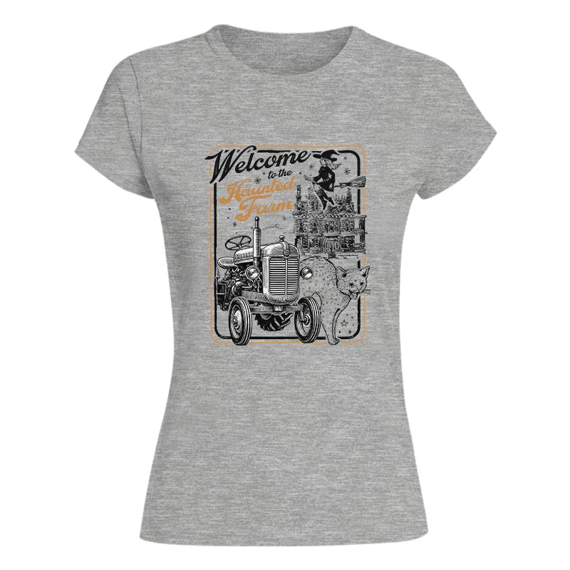 Welcome To The Haunted Farm 1 - Women's Softstyle Tee