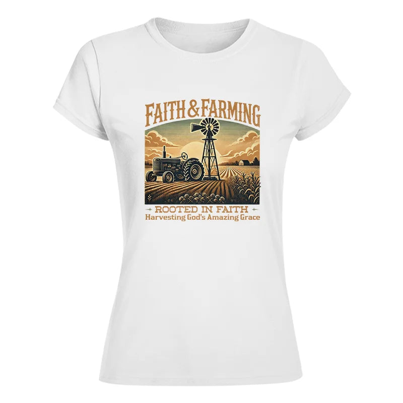 Faith And Farming 3 - Women's Softstyle Tee