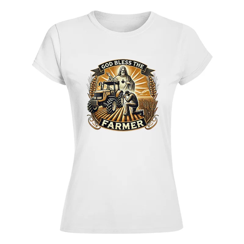 God Bless The Farmer 2 - Women's Softstyle Tee